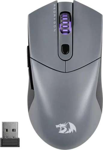 Мышь беспроводная Redragon St4r Pro, игровая, Bluetooth/Радио, оптическая, USB, 26000dpi, черный [72323]
